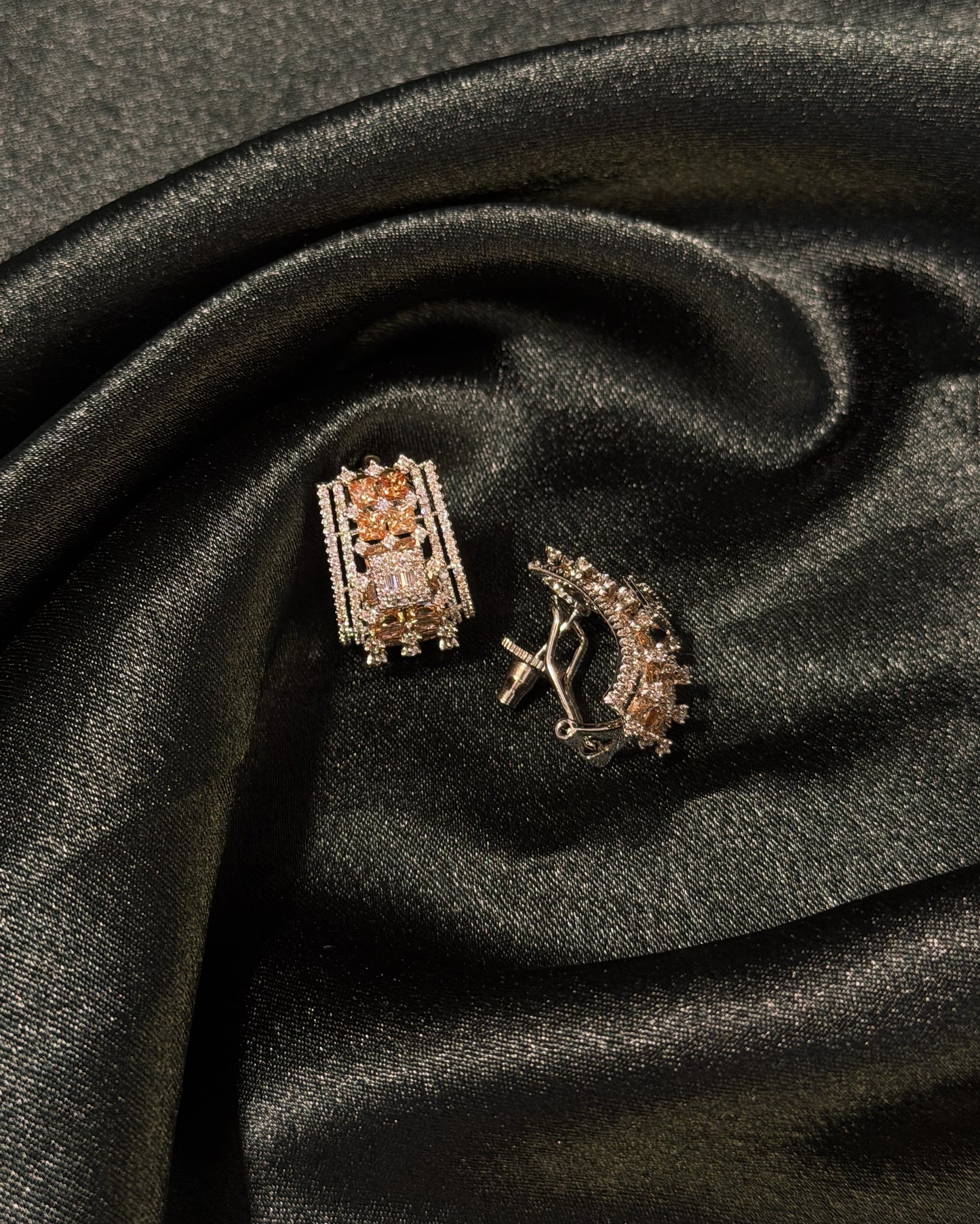 Baguette Statement Studs
