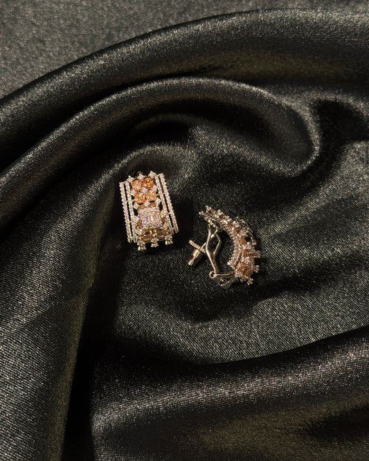 Baguette Statement Studs