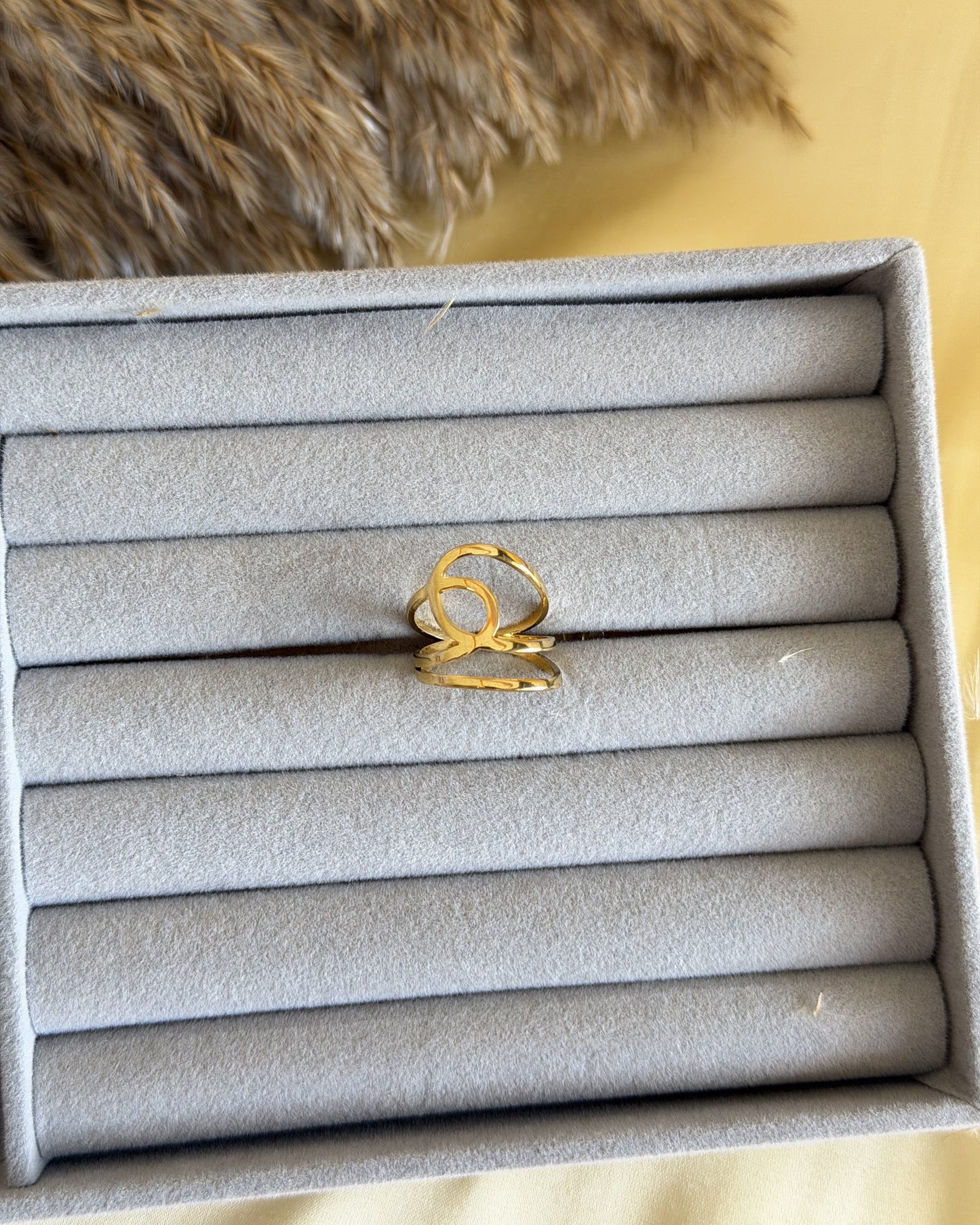 Luna Loop Ring (Size Adjustable)