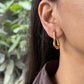 Sculpted Gold Earrings