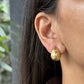 Pearl Dot Teardrop Studs
