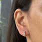Crystal Hoop Earrings