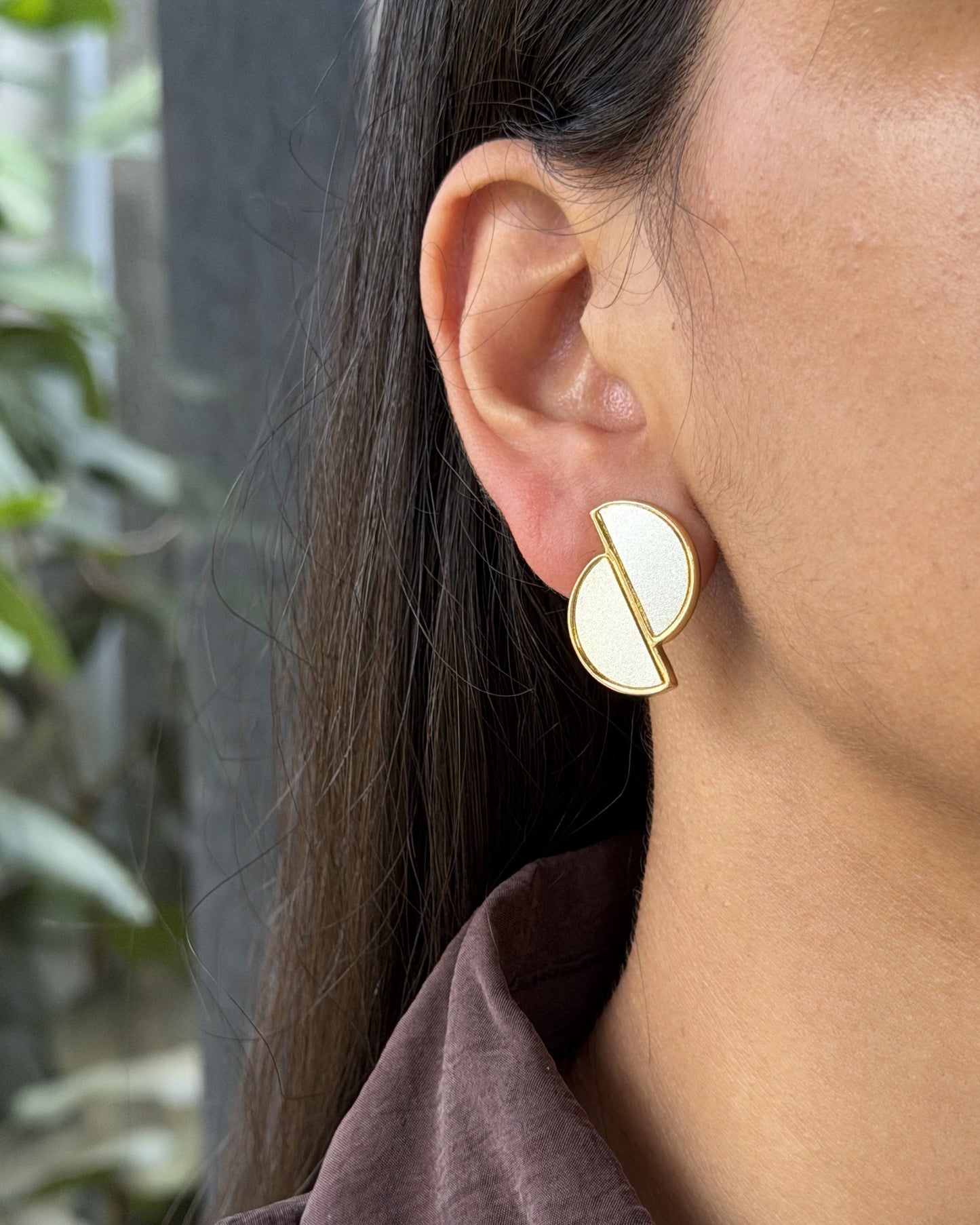 Half Moon Duo Earrings
