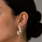 Pearl Embrace Hoops