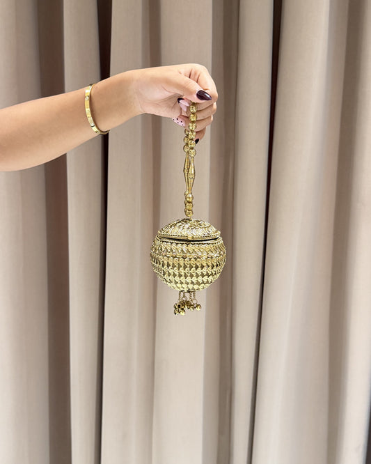Vintage Orb Metal Potli