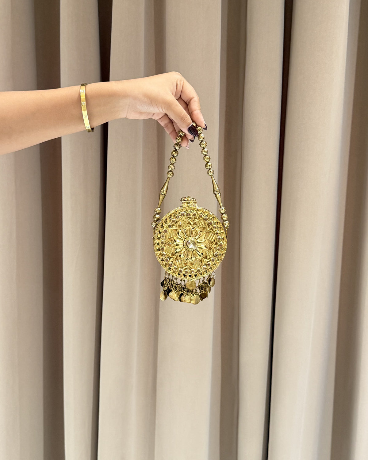 Sitara Luxe Mini Metal Bag