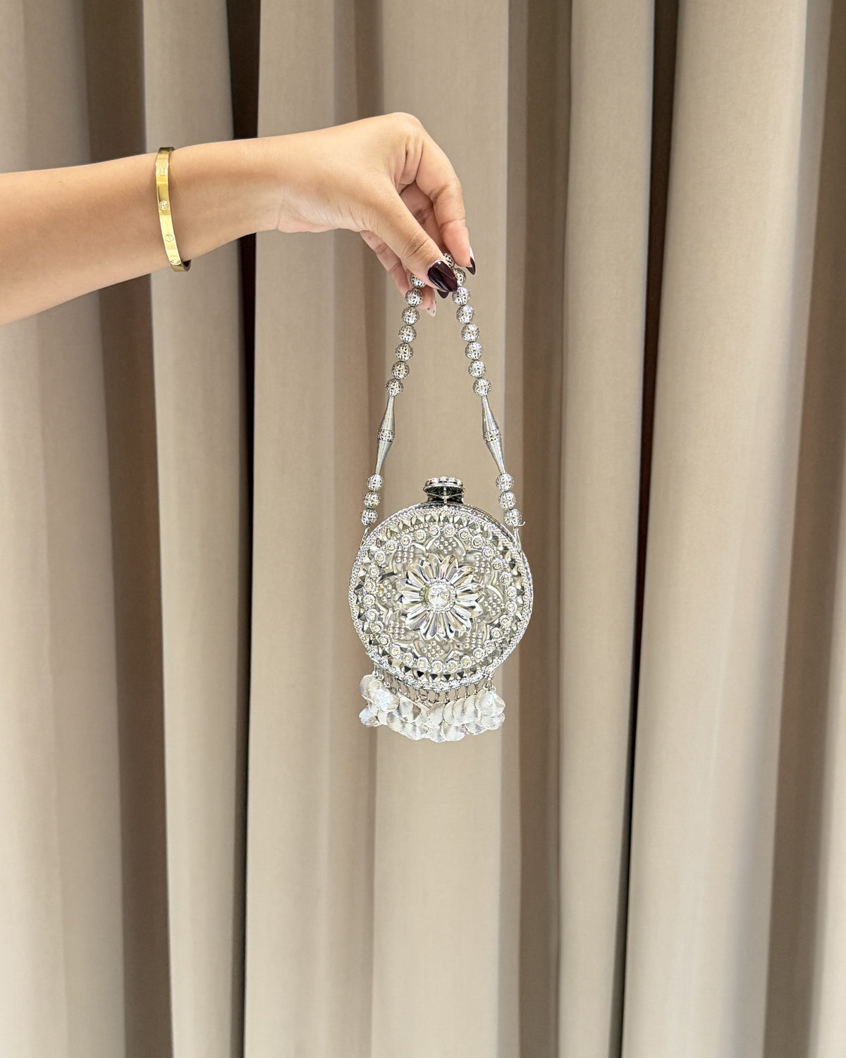 Sitara Luxe Mini Metal Bag