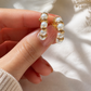 Pearl Embrace Hoops
