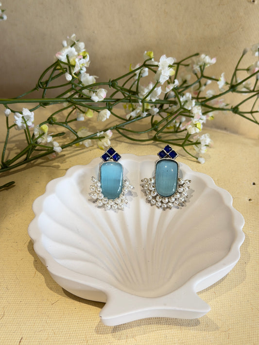 Opal Pearl Studs