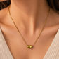 Vera Gold Curve Necklace