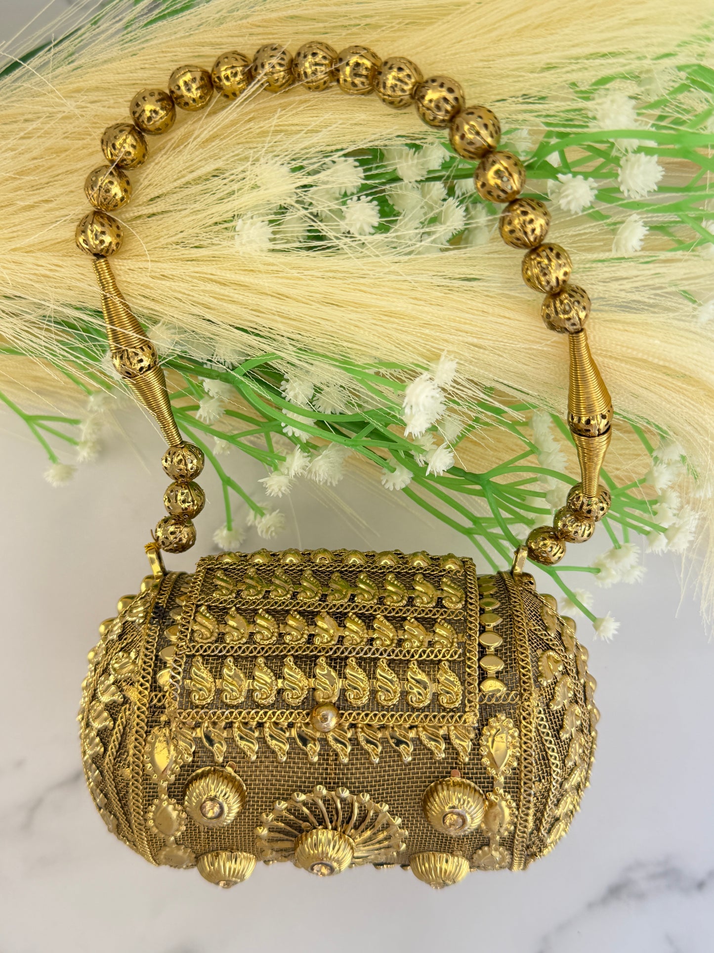 Ruhani luna Mini Metal Bag