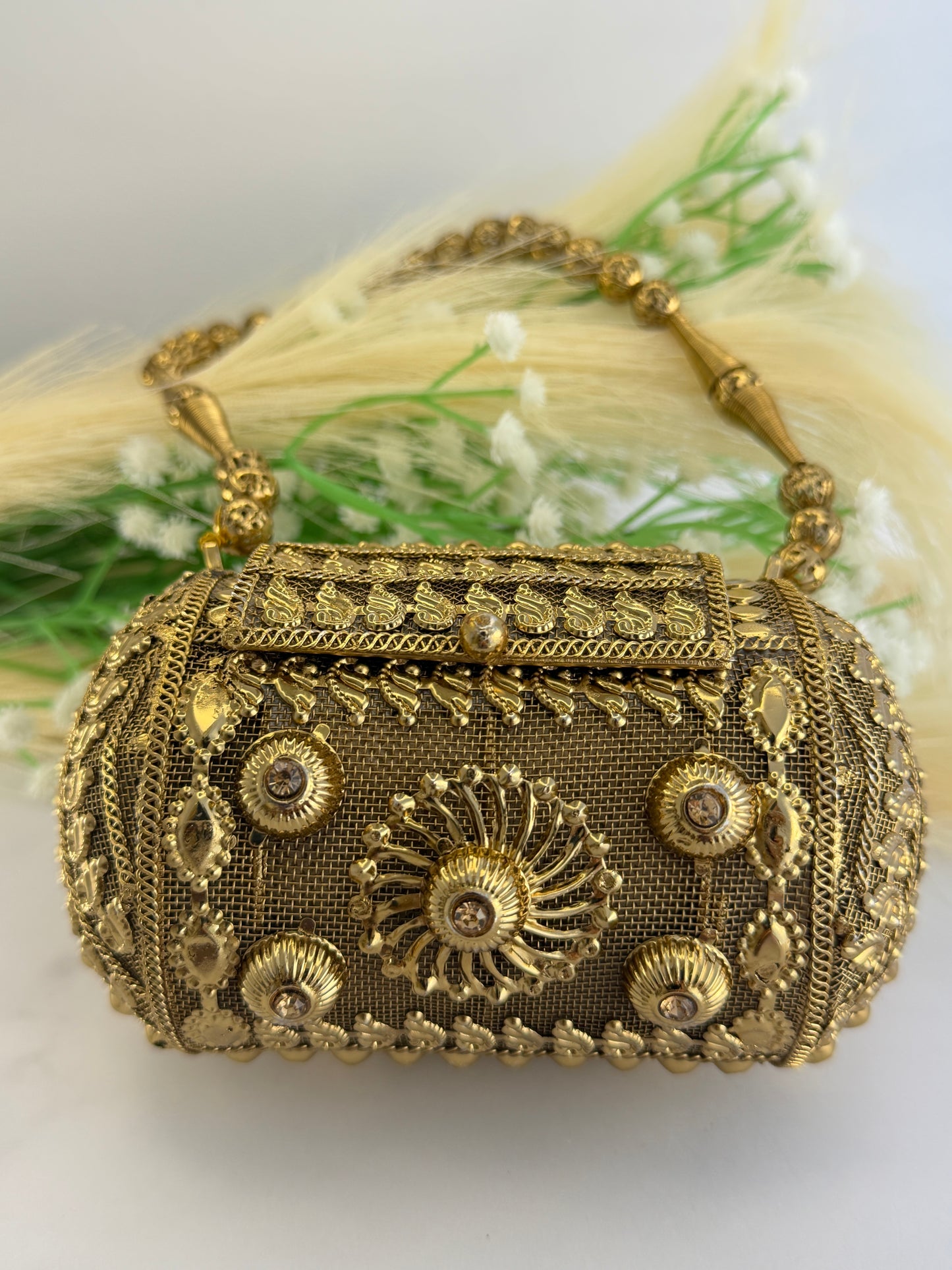 Ruhani luna Mini Metal Bag