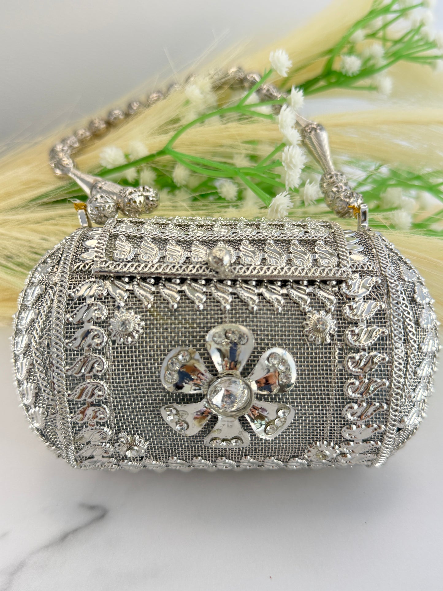 Ruhani luna Mini Metal Bag