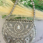 Moonstone Metal Clutch