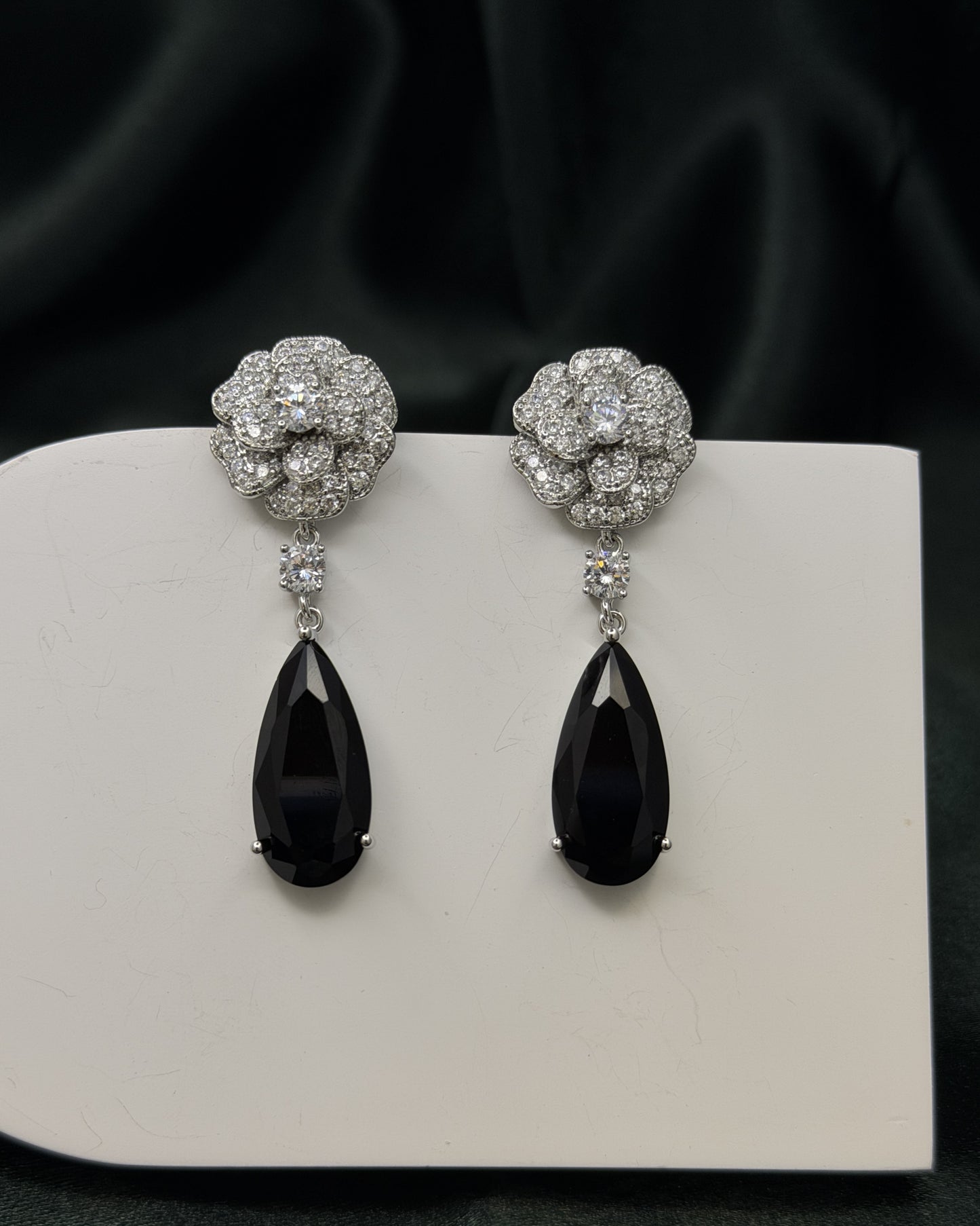Scarlet Petal Earrings