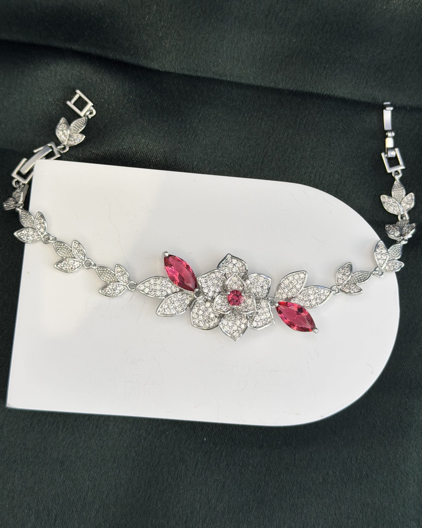 Scarlet Petal Bracelet