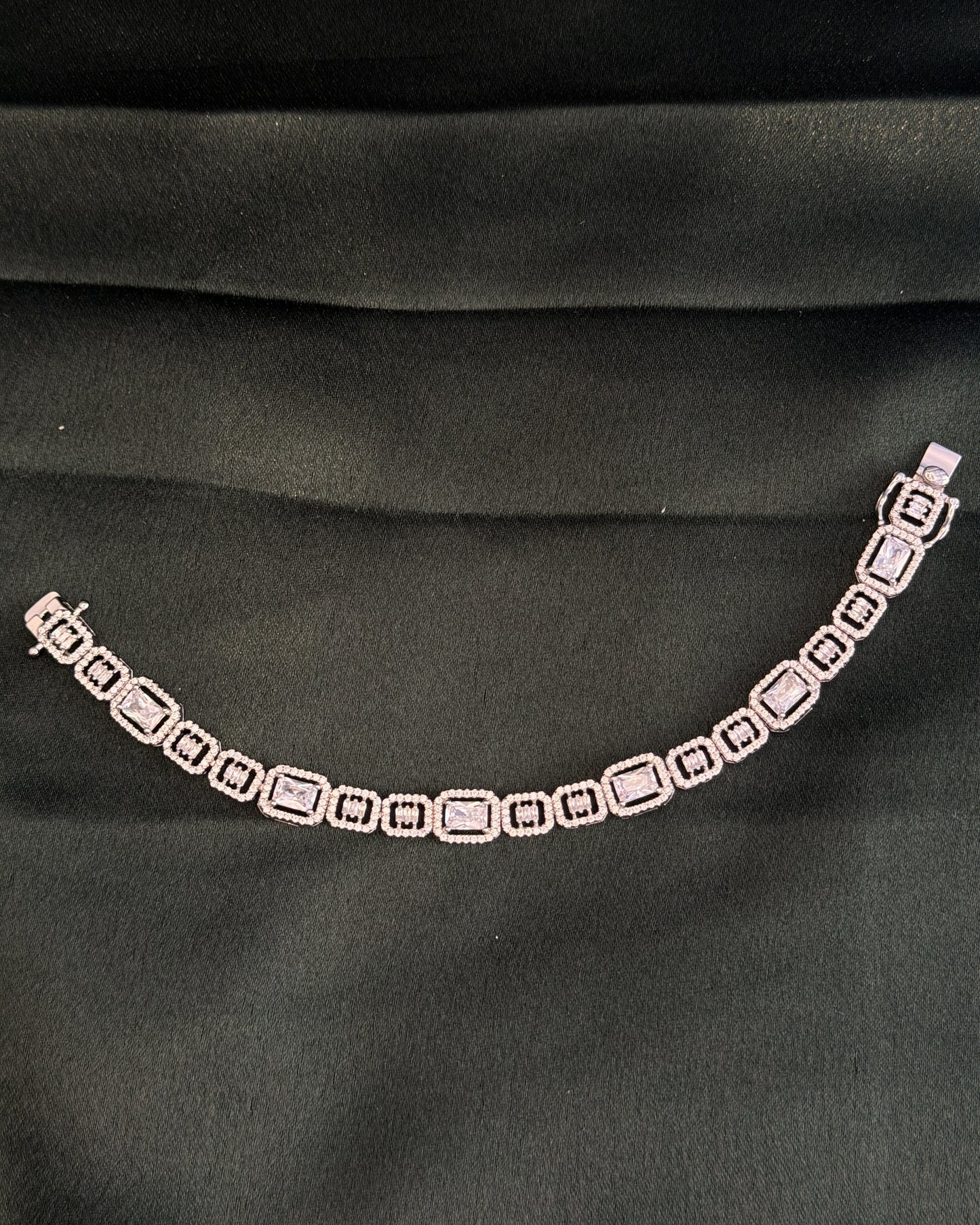 Emerald Cut Tennis Bracelet
