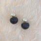Midnight Pearl Duo Studs