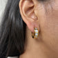 Golden Tile Hoops