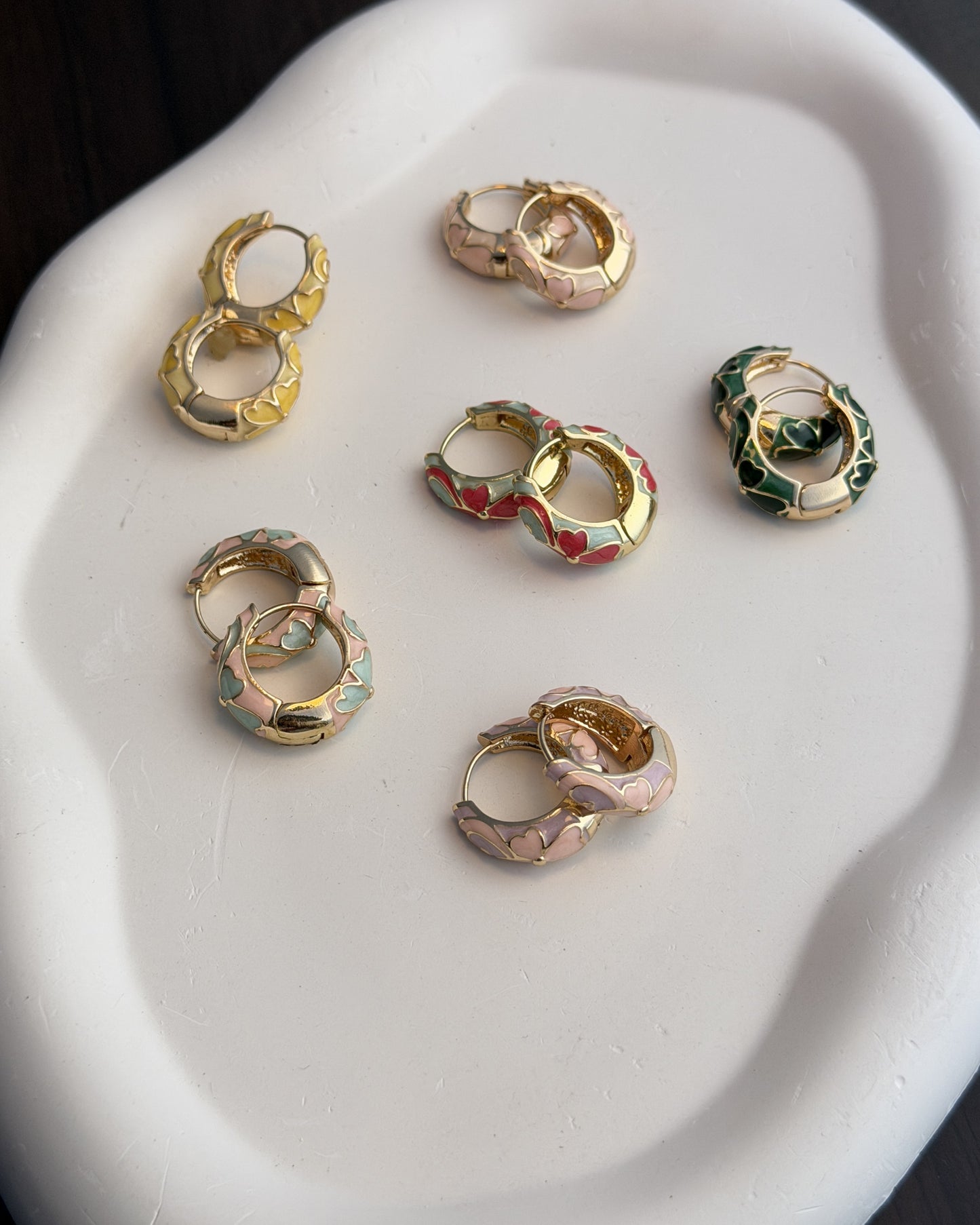 Dilruba Meenakari Hoops