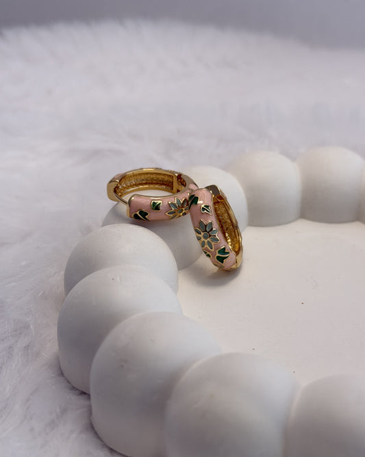 Rangrez Meenakari Hoops