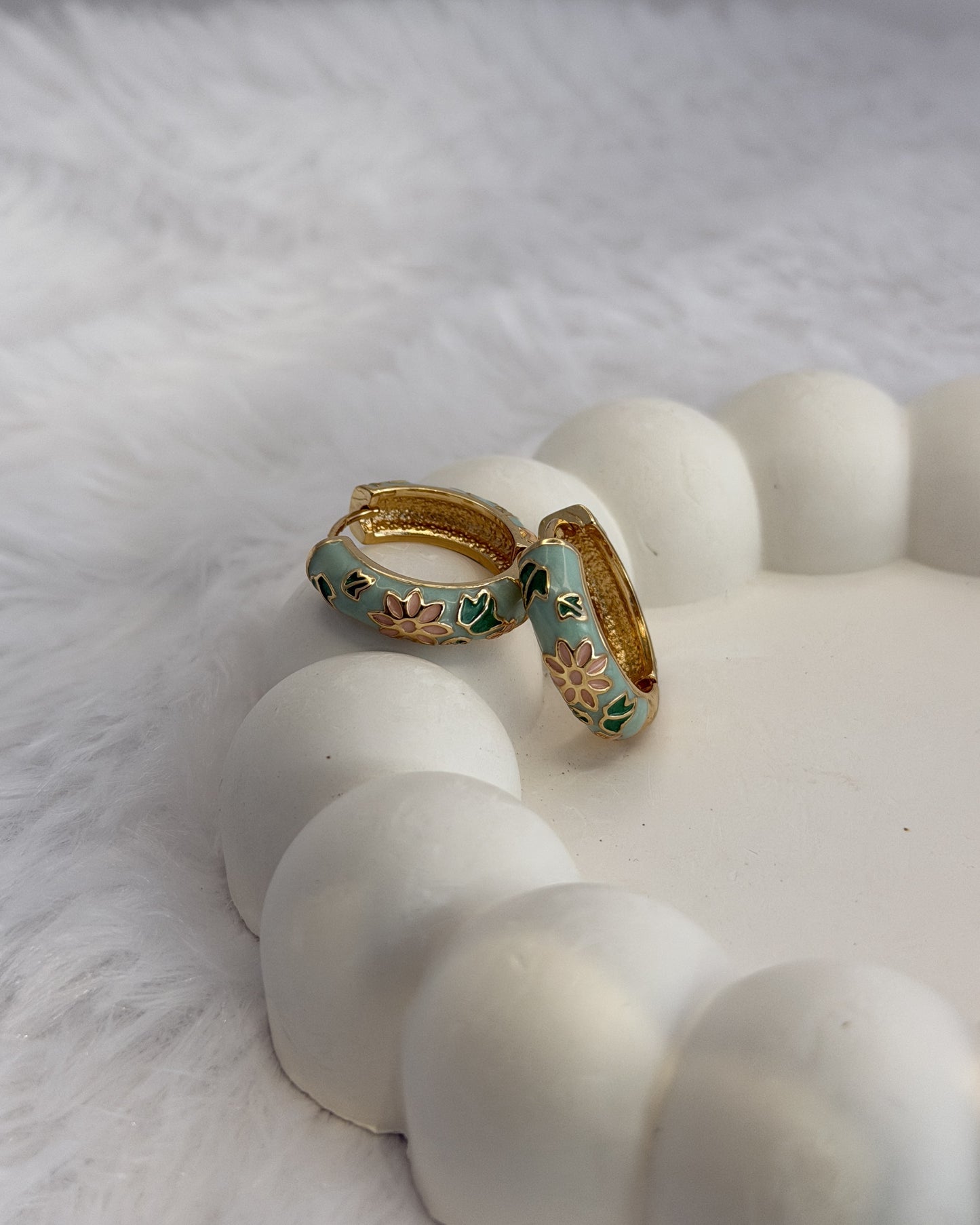 Rangrez Meenakari Hoops