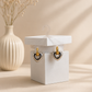 Dual tone Heartt Earrings