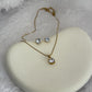 Celeste Solitaire Necklace & Stud Set