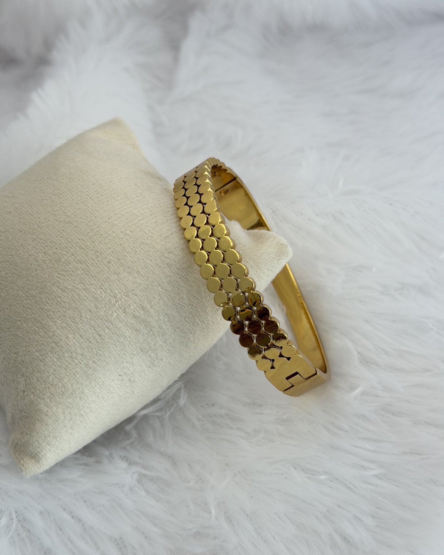 Golden Mosaic Bracelet
