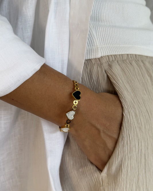 Trio heart Bracelet