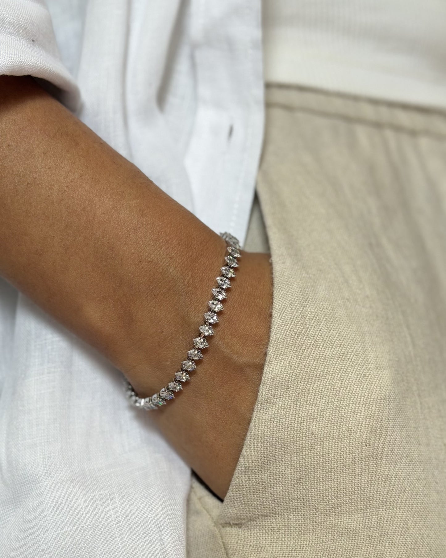 Marquise Glow Tennis Bracelet