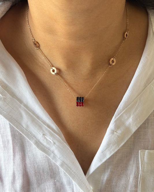 Trio Orbit Necklace