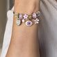Pink Blossom Evil Eye Bracelet