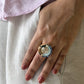 Ocean Spiral Ring (Stretch-Fit Size)