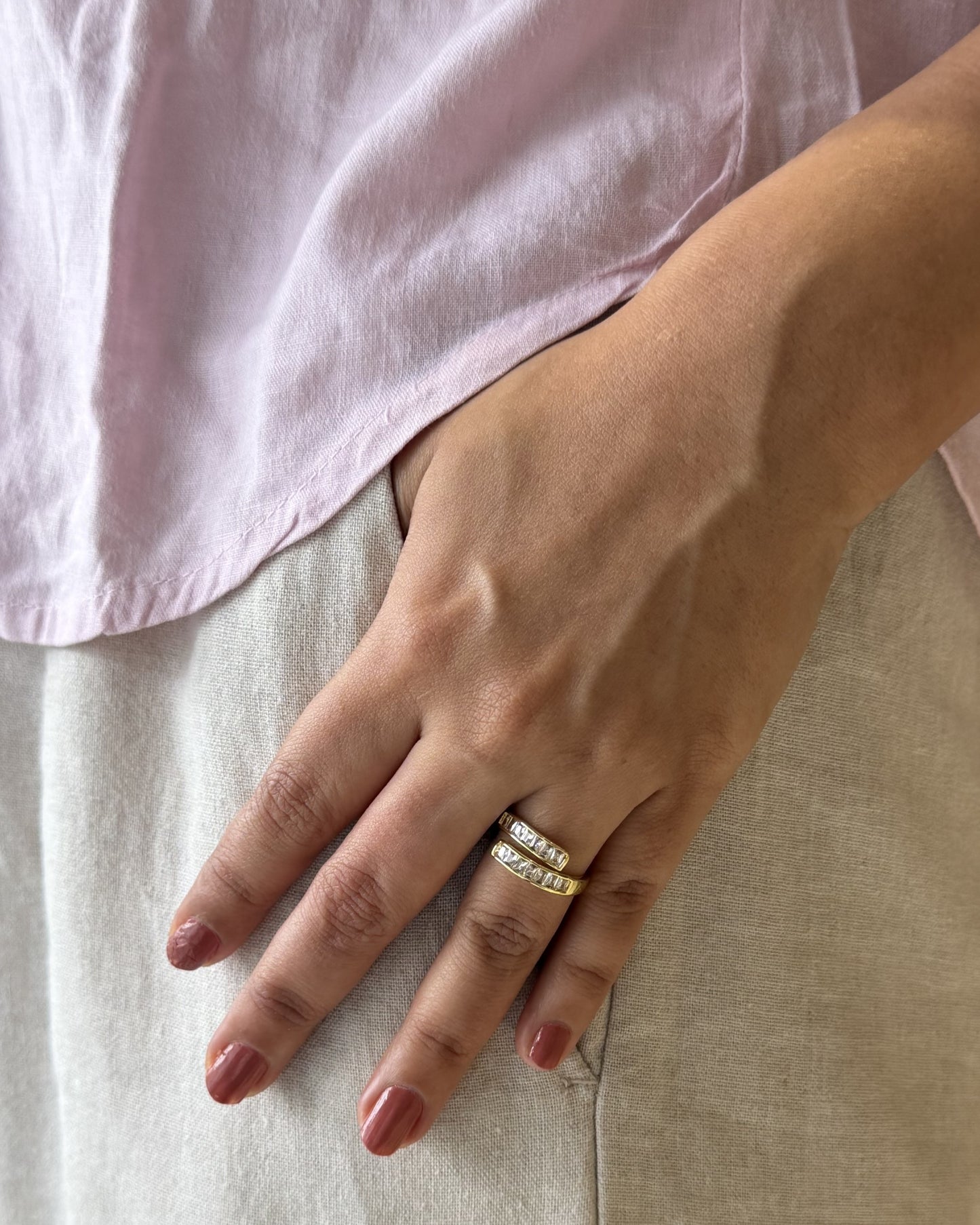 Lumi Wrap Ring (Size Adjustable)