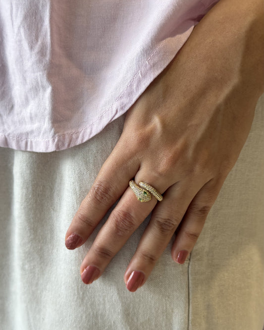 Serpentine Luxe Ring (Size-7)