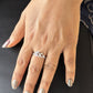 Silver Leaf Ring (Size Adjustable)