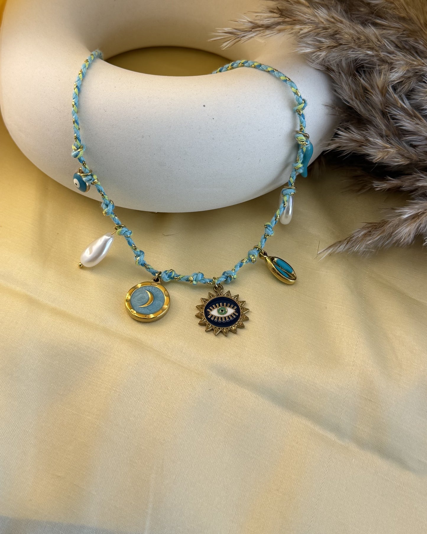 Azure Moon Necklace