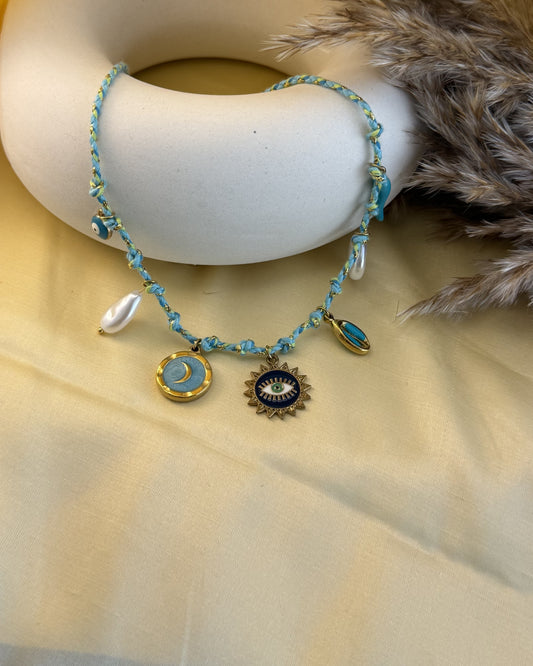 Azure Moon Necklace