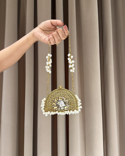 Pearl Arc Mini Clutch