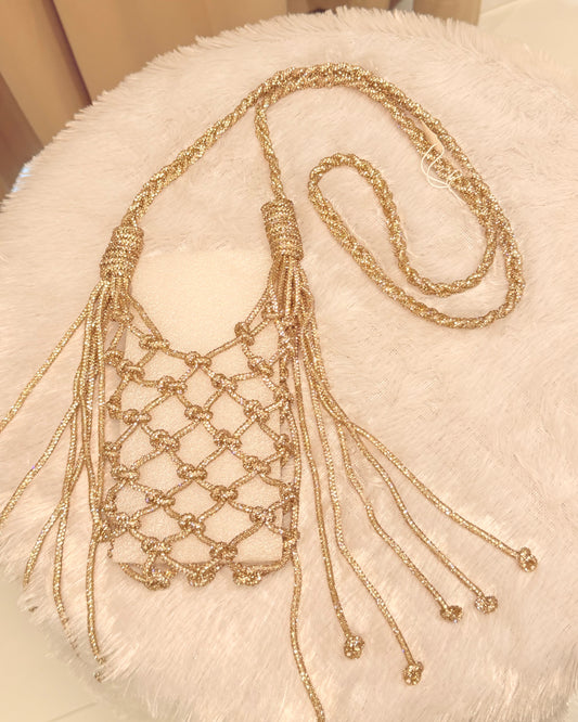 Aurelle Tassel Crossbody Phone Sling