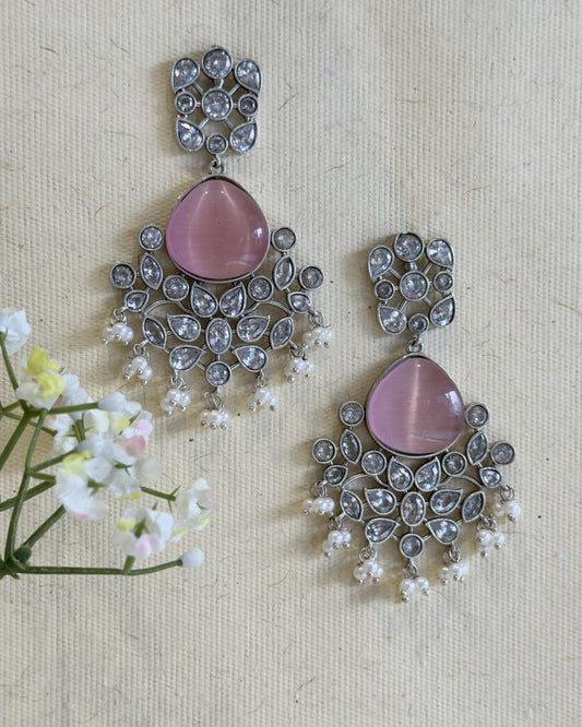 Rosé Crystal Danglers