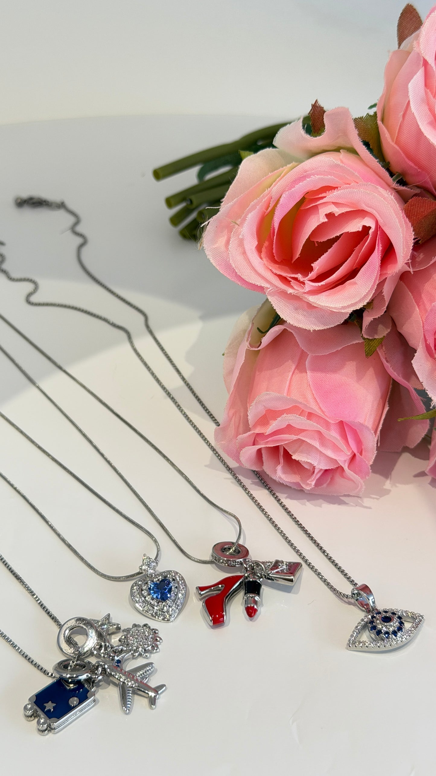 Charm Necklace | A Charm for Every Mood (Silver)