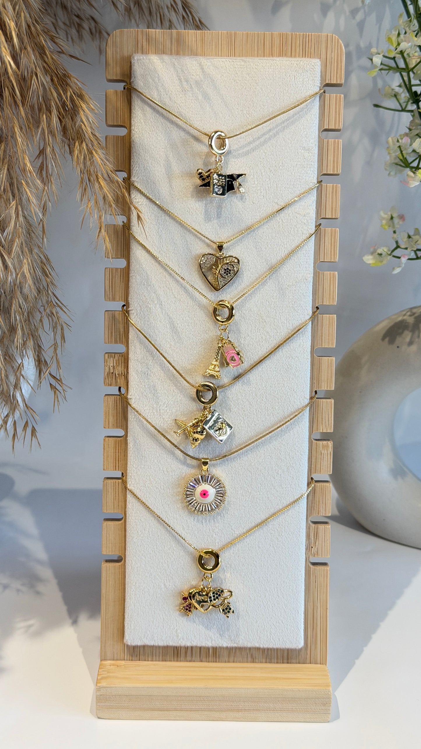 Charm Necklace | A Charm for Every Mood (Gold)