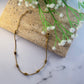 Golden Cube Anklet