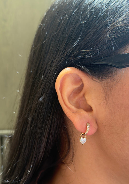 Mini Heart Earrings
