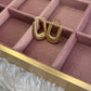 Sculpted U Hoops