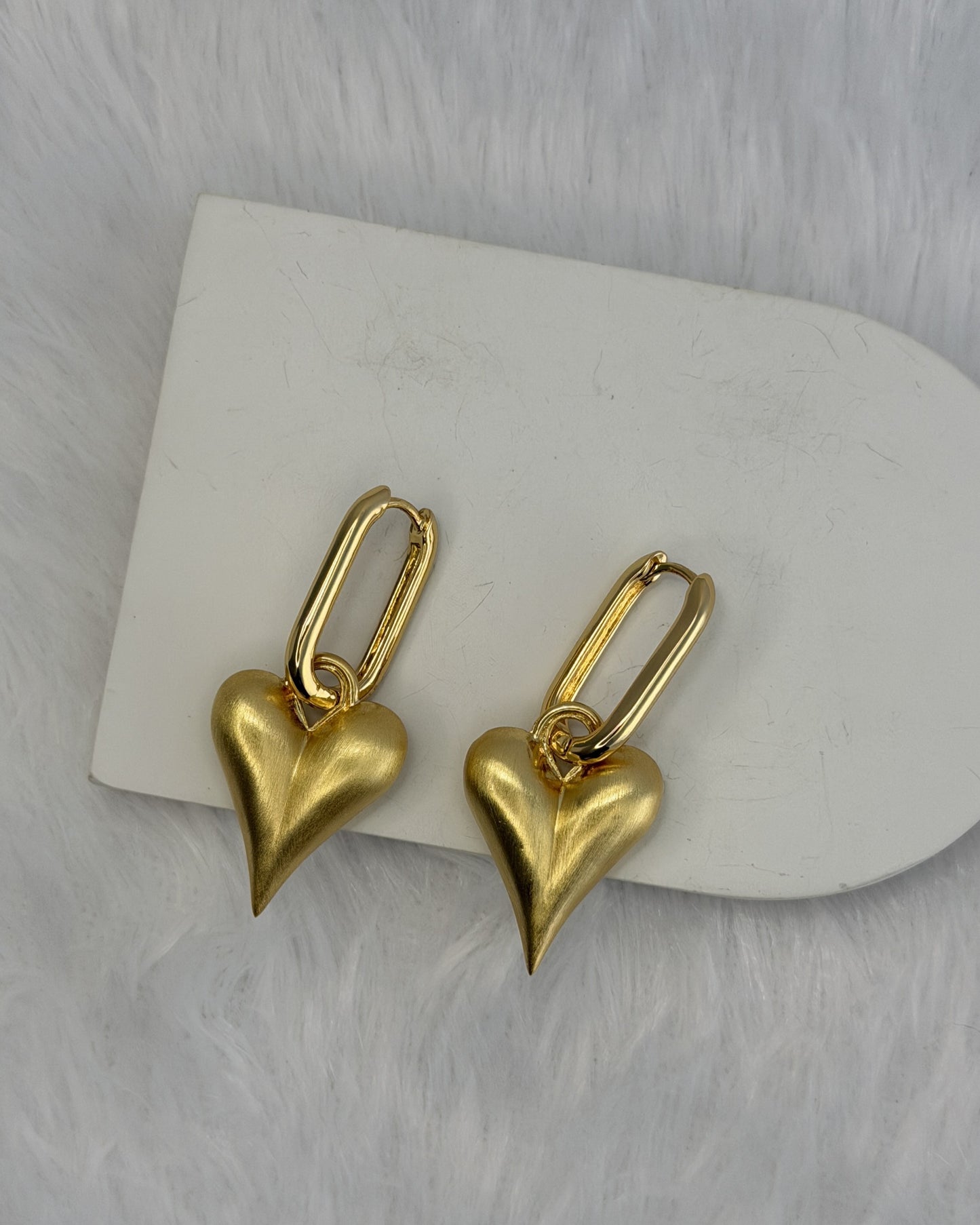 Amour Heart Drops Earrings