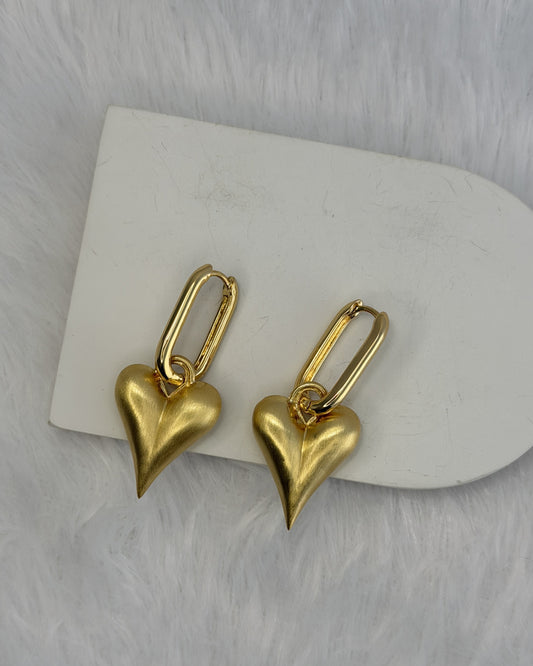 Amour Heart Drops Earrings