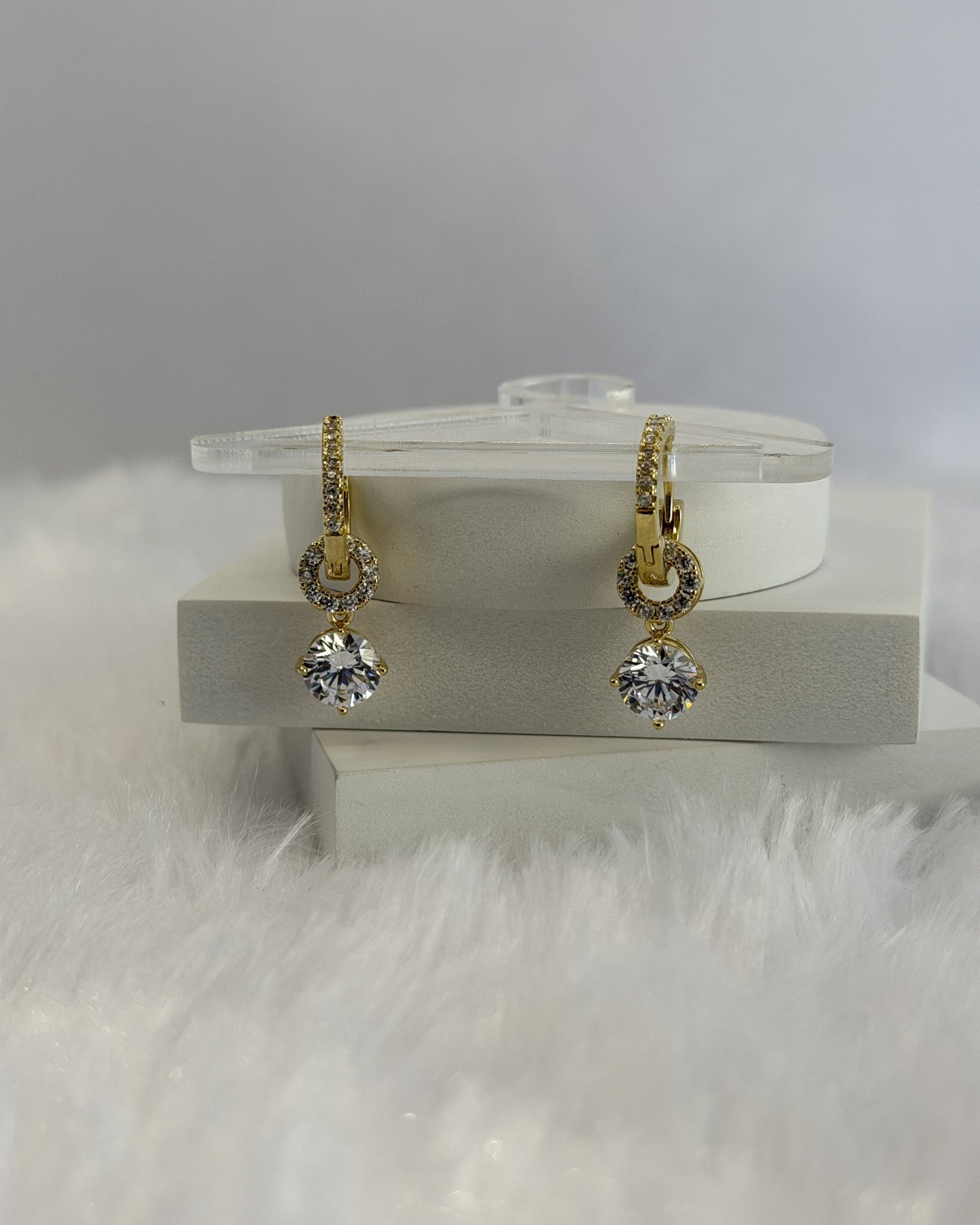 Crystal Drop Huggies